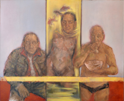 Susanna im Bade I, 2018 &Ouml;l auf Leinwand, 100 x 120 cm