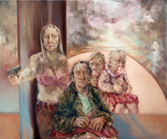 MEDEA II, 2020 &Ouml;l auf Leinwand, 100 x 120 cm