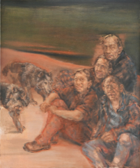 Überall im Wunderland II, 2021,  &Ouml;l auf Leinwand, 120 x 100 cm